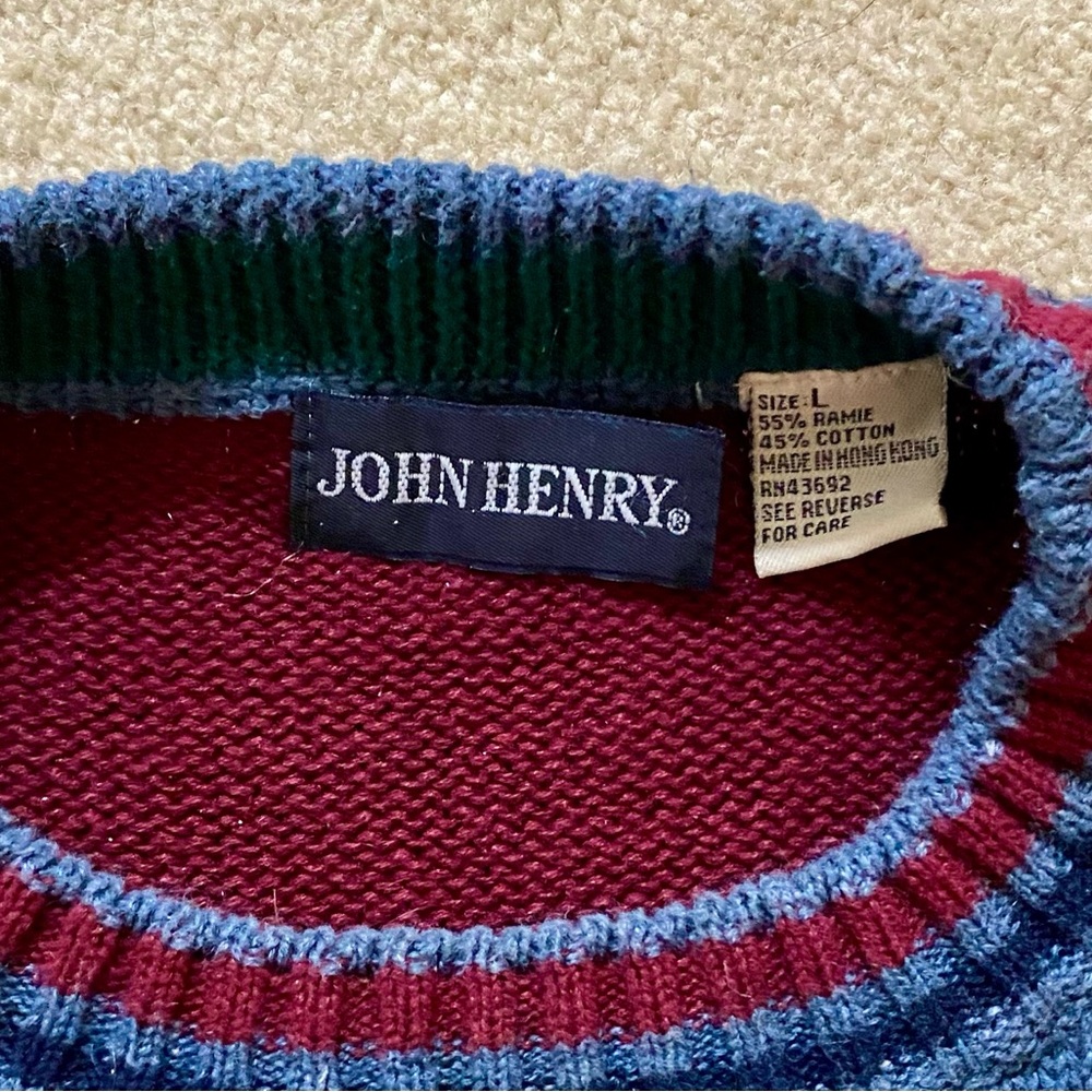 Vintage John Henry Sweater View 3